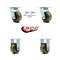 Service Caster 4 Inch High Temp Phenolic Caster Set with Roller Bearings 2 Swivel Lock 2 Rigid SCC-30CS420-PHRHT-BSL-2-R-2 - alternate 6